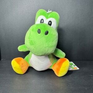Little Buddy Super Mario Yoshi 7 Inch Green Plush Stuffed Toy Nintendo with Tags